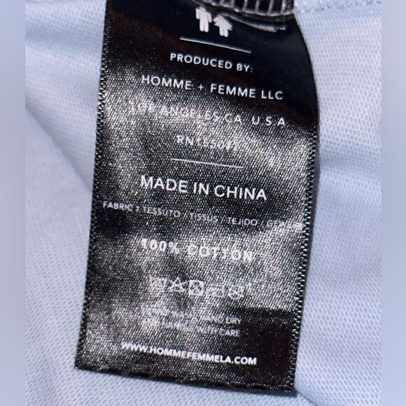 NWTs HOMME FEMME Paradise Chain Tee Size XL - Picture 7 of 8